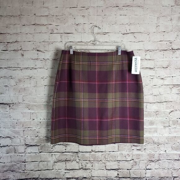 Pendleton Reversible Tartan Wool Skirt - Picture 1 of 4